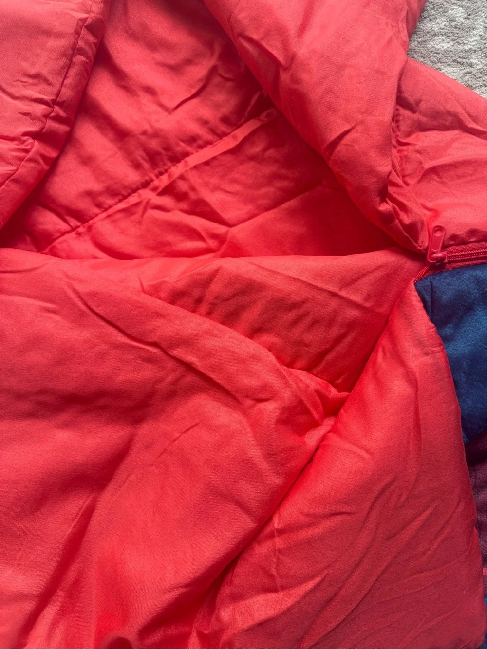 Marvel Spider-Man Kids Sleeping Bag in Blue and Red